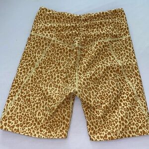 LORNA JANE cheetah bike shorts